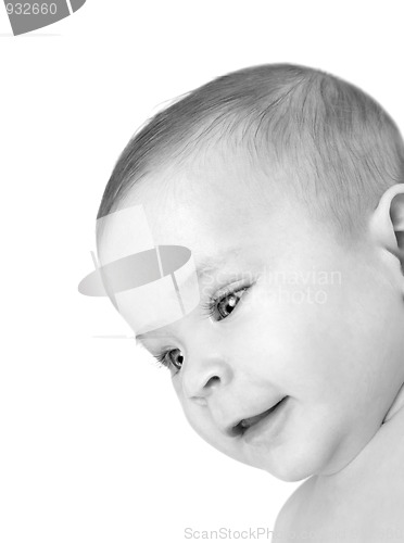 Image of smiling baby face