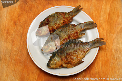 Image of fried fish crucian