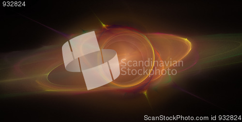Image of bizarre planet in space