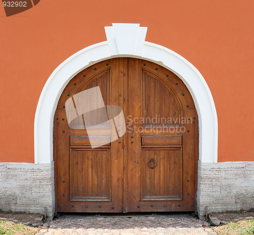 Image of old wooden gate