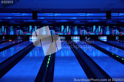 Image of bowling playing hall