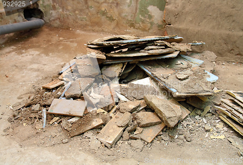 Image of heap of built debris