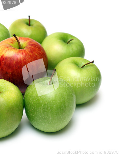 Image of different concept with apples