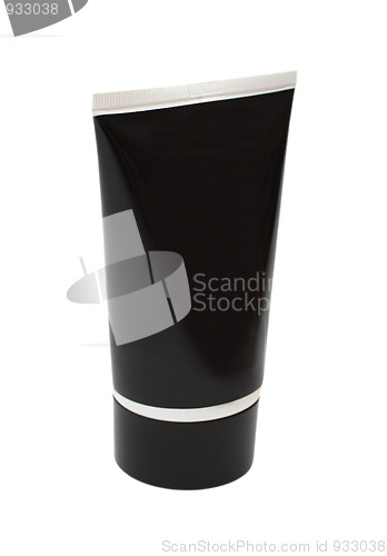 Image of black cosmetics tube