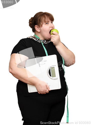 Image of dieting overweight women