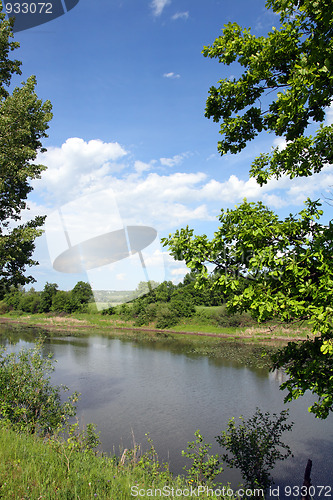 Image of summer lake landscape