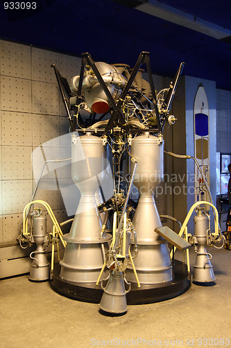 Image of spaceship engine