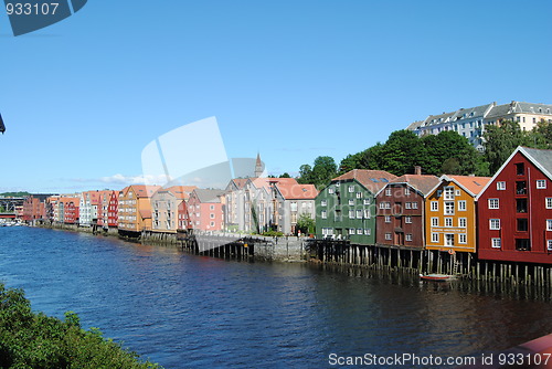 Image of Houses in Trondhjem Norway