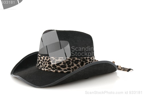 Image of A Black cowboy hat 