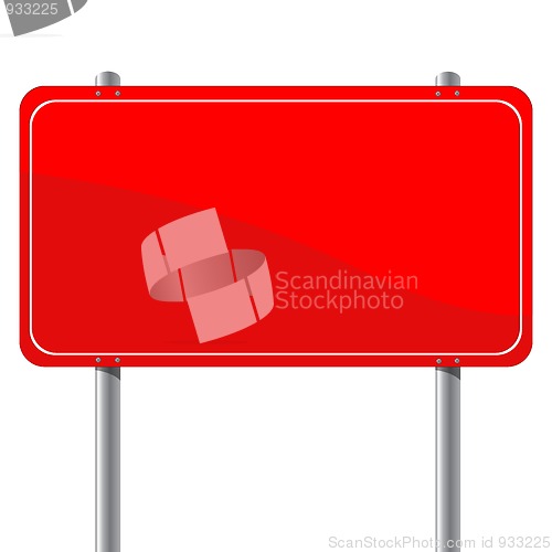 Image of Red billboard