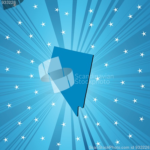 Image of Blue Nevada map