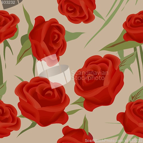 Image of Seamless roses