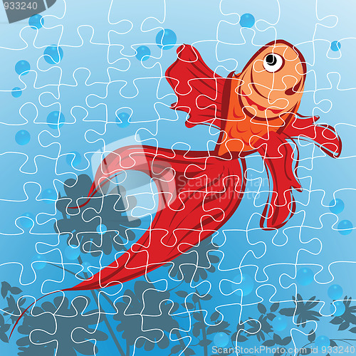 Image of Red fish puzzle