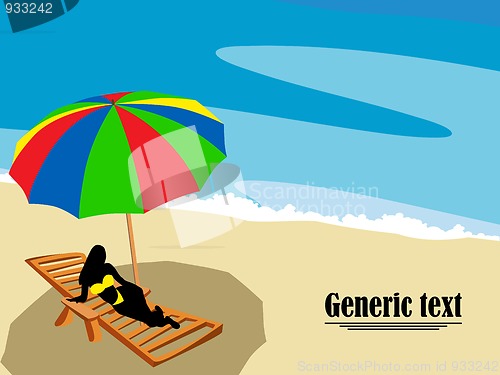 Image of Lounge on the beach