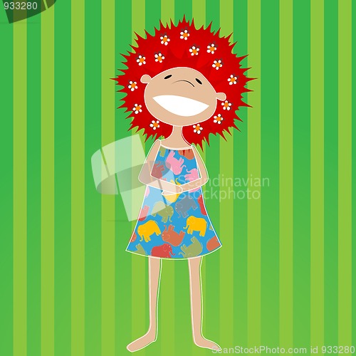 Image of Beautiful little girl
