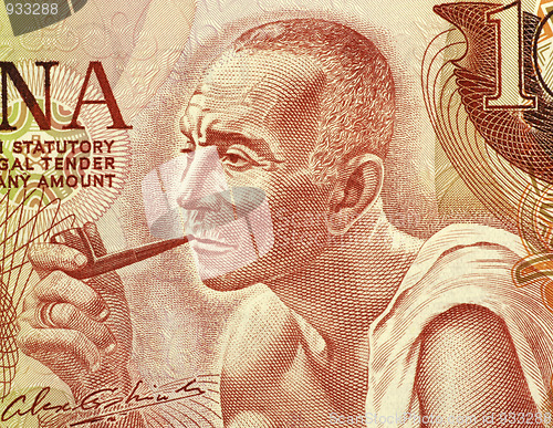 Image of Man Smoking a Pipe