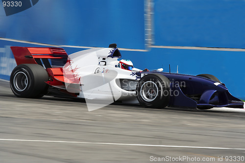 Image of French A1 race car