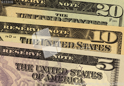 Image of USA Banknotes