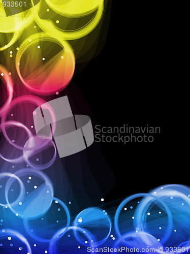 Image of Abstract colorful circles background.