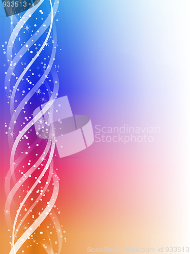 Image of Colorful Glowing Lines Background. 