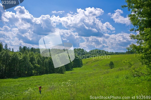 Image of Person in the meadow