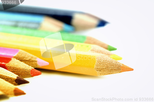 Image of Close-up pencil.