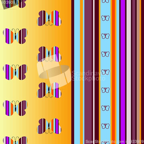 Image of Seamless colorful striped pattern