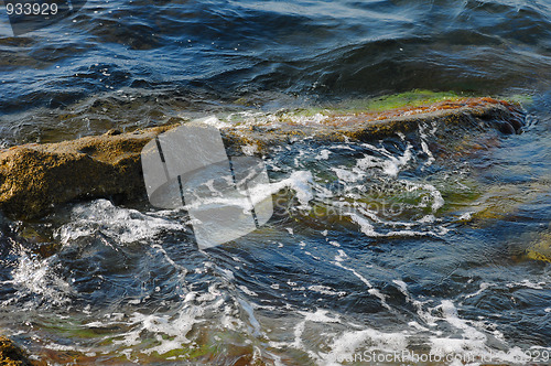 Image of Stone in water