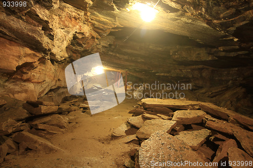 Image of Natural stone cave.