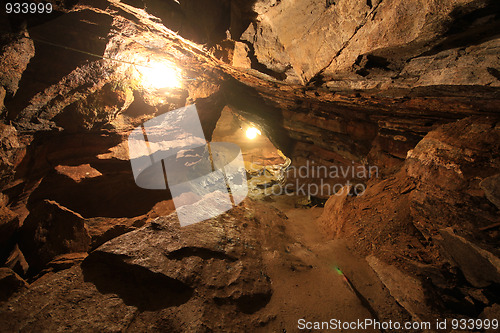 Image of Natural stone cave.