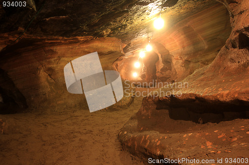 Image of Natural stone cave.