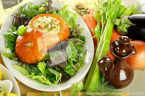 Image of Stuffed Golden Nugget Pumpkin