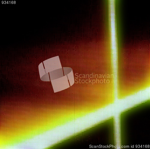 Image of dot matrix video wall