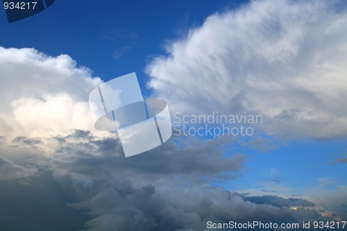 Image of beauty sky with clouds
