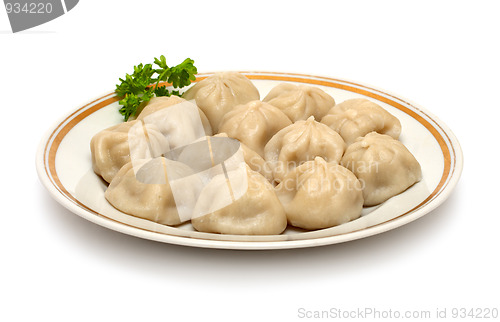 Image of russian ravioli (pelmeni)