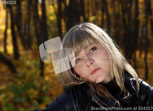 Image of portrait of beautiful young girl
