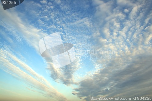 Image of sky landscape with clouds
