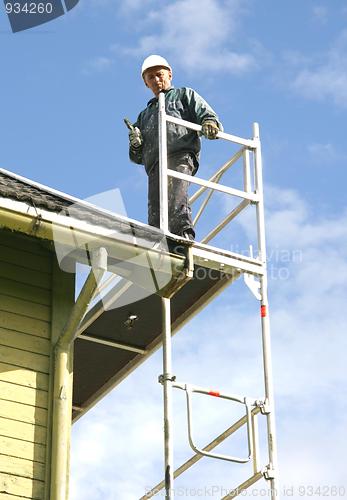 Image of Man on the roof