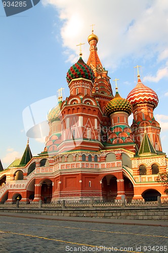 Image of Vasiliy Blazhenniy church in Moscow