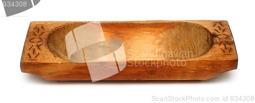 Image of old wooden trough