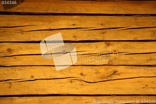 Image of old cracked brown wooden planks