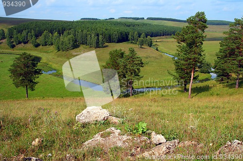 Image of hills summer landscape