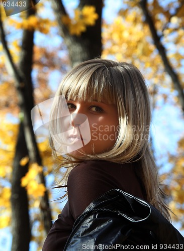 Image of portrait of beautiful young girl