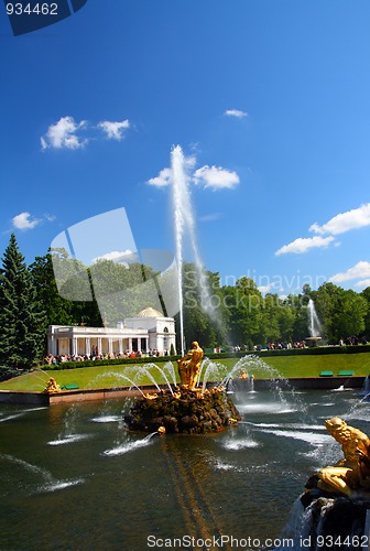 Image of Samson fountain in petergof