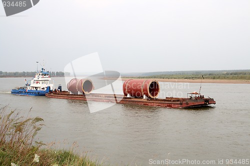 Image of industrial cargo transportation