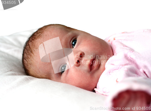 Image of newborn baby girl