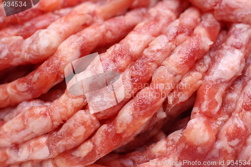 Image of minced meat close-up