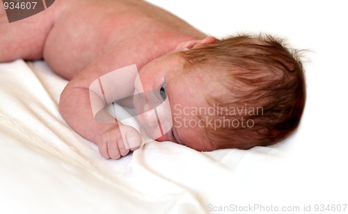 Image of affecting newborn femaly baby