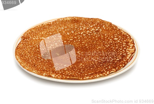 Image of pancake on plate