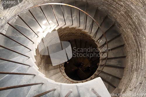 Image of spiral staircase